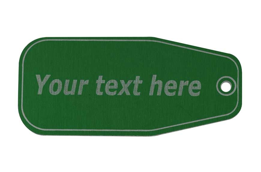 LLAVERO-ALUMINIO-VERDE-65-X-30-MM