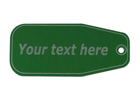 LLAVERO-ALUMINIO-VERDE-65-X-30-MM