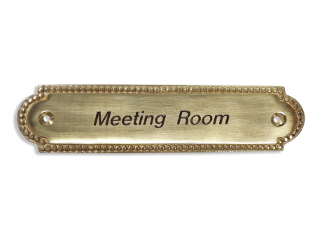 PLACA-DE-PUERTA-LATÓN-RECTANGULAR-PERLADA-130X30MM