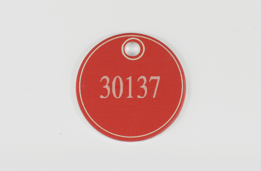 LLAVERO-REDONDO-ALUMINIO-ROJO-DIAM.-30-MM