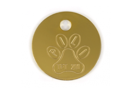 MEDALLA-LATÓN-DORADO-DIAM.-25-10-UNIDADES