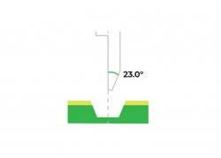 FRESA-CÓNICA-1/4-DE-VUELTA--DIAM-4.36-MM--0.5-MM--23º
