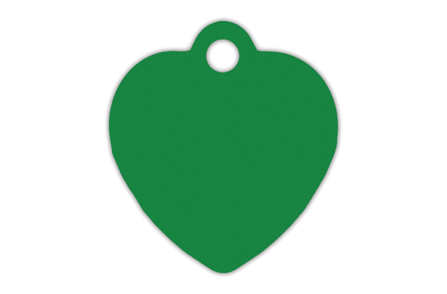 MEDALLA-ALUMINIO-CORAZÓN-32X32-MM-VERDE-10-UDS