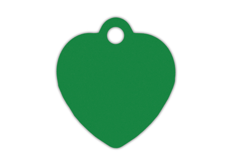 MEDALLA-ALUMINIO-CORAZÓN-32X32-MM-VERDE-10-UDS