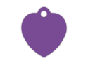 MEDALLA-ALUMINIO-CORAZÓN-32X32-MM-VIOLETA-10-UDS
