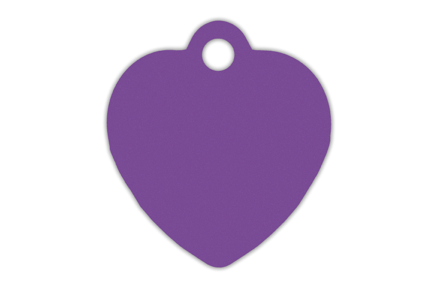 MEDALLA-ALUMINIO-CORAZÓN-32X32-MM-VIOLETA-10-UDS