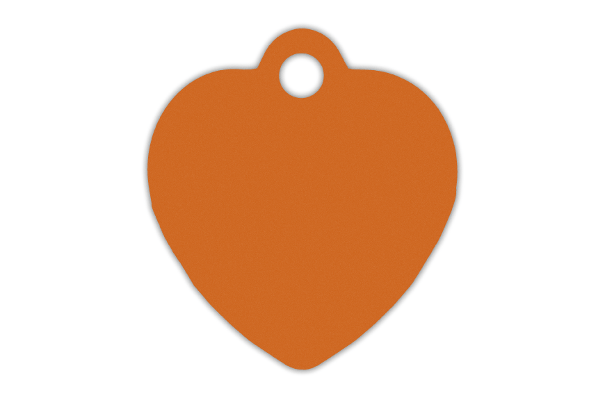 MEDALLA-ALUMINIO-CORAZÓN-32X32-MM-NARANJA-10-UDS