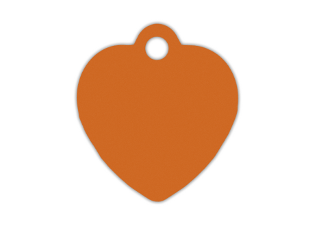 MEDALLA-ALUMINIO-CORAZÓN-32X32-MM-NARANJA-10-UDS