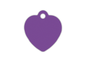 MEDALLA-ALUMINIO-CORAZÓN-25X25-MM-VIOLETA-10-UDS