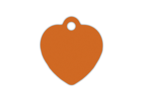 MEDALLA-ALUMINIO-CORAZÓN-25X25-MM-NARANJA-10-UDS