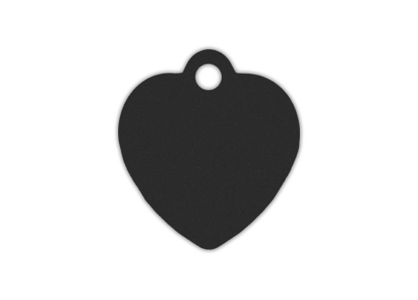 MEDALLA-ALUMINIO-CORAZÓN-25X25-MM-NEGRO-10-UDS