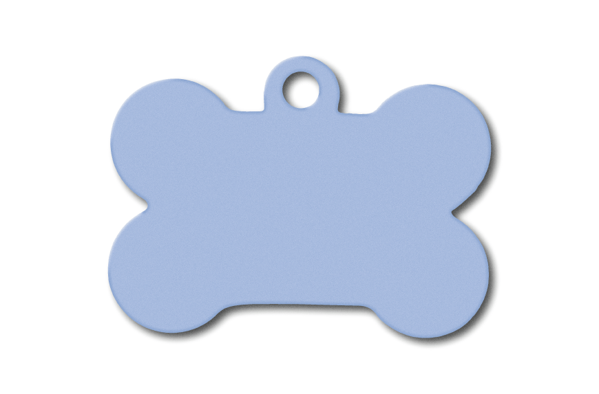 MEDALLA-ALUMINIO-HUESO-38X25-MM-AZUL-CLARO-10-UDS