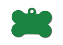 MEDALLA-ALUMINIO-HUESO-38X25-MM-VERDE-10-UNIDADES