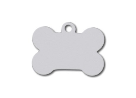 MEDALLA-ALUMINIO-HUESO-32X19-MM-PLATA-10-UNIDADES