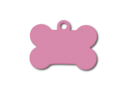 MEDALLA-ALUMINIO-HUESO-32X19-MM-ROSA-10-UNIDADES