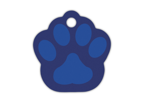 MEDALLA-ALUMINIO-HUELLA-33X35-MM-AZUL-10-UNIDADES