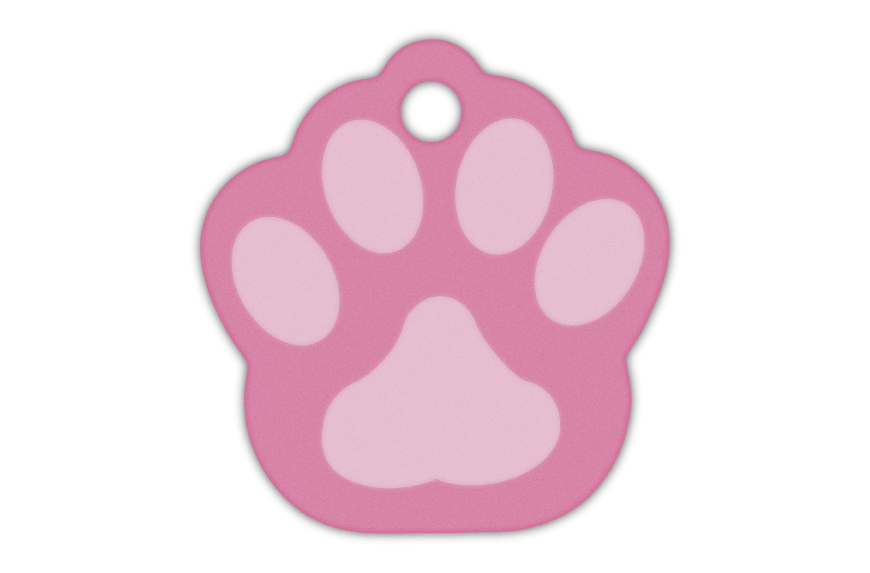 MEDALLA-ALUMINIO-HUELLA-33X35-MM-ROSA-10-UNIDADES