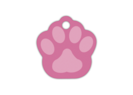 MEDALLA-ALUMINIO-HUELLA-26X28-MM-ROSA-10-UNIDADES