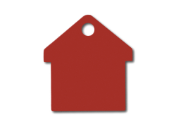 MEDALLA-ALUMINIO-CASA-28X31-MM-ROJO-10-UNIDADES