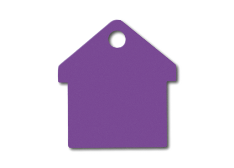 MEDALLA-ALUMINIO-CASA-28X31-MM-VIOLETA-10-UNIDADES