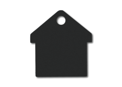 MEDALLA-ALUMINIO-CASA-28X31-MM-NEGRO-10-UNIDADES