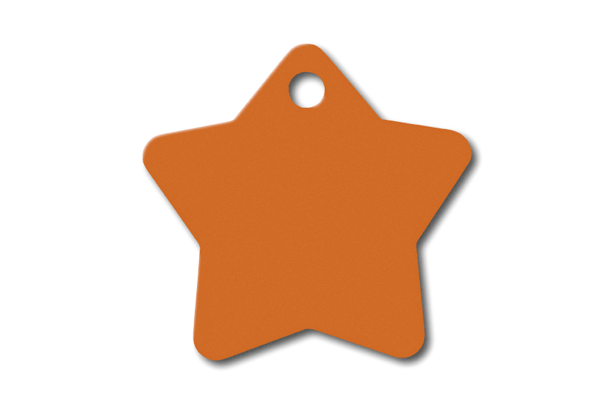 MEDALLA-ALUMINIO-ESTRELLA-27X27-MM-NARANJA-10-UDS