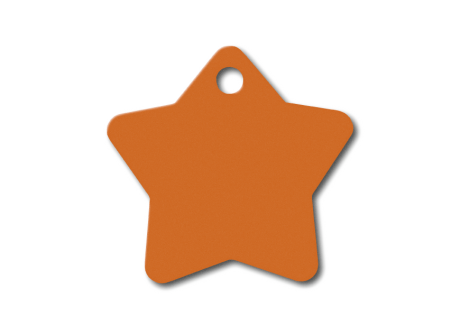 MEDALLA-ALUMINIO-ESTRELLA-27X27-MM-NARANJA-10-UDS