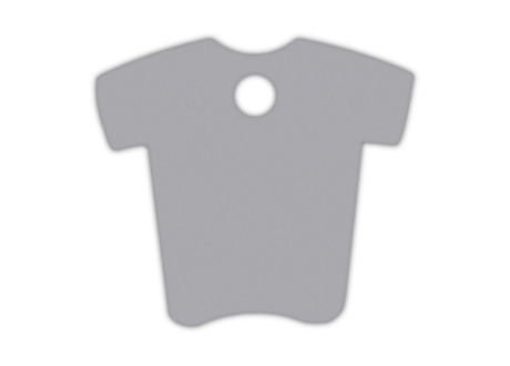 MEDALLA-ALUMINIO-CAMISETA-36X34-MM-PLATA-10-UDS