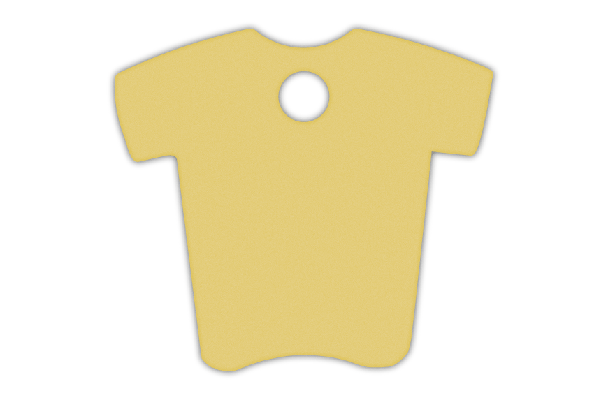 MEDALLA-ALUMINIO-CAMISETA-36X34-MM-ORO-10-UNIDADES
