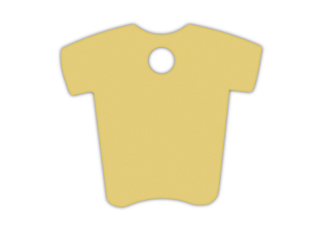 MEDALLA-ALUMINIO-CAMISETA-36X34-MM-ORO-10-UNIDADES