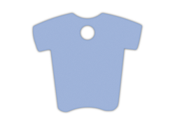 MEDALLA-ALUM.-CAMISETA-36X34-MM-AZUL-CLARO-10-UDS