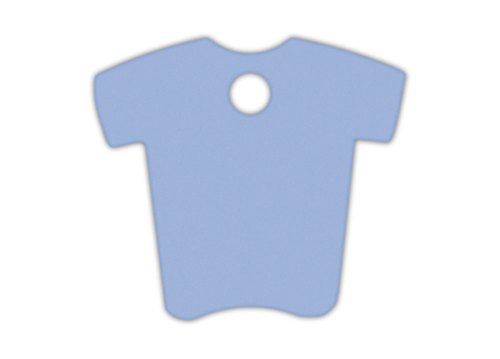 MEDALLA-ALUM.-CAMISETA-36X34-MM-AZUL-CLARO-10-UDS