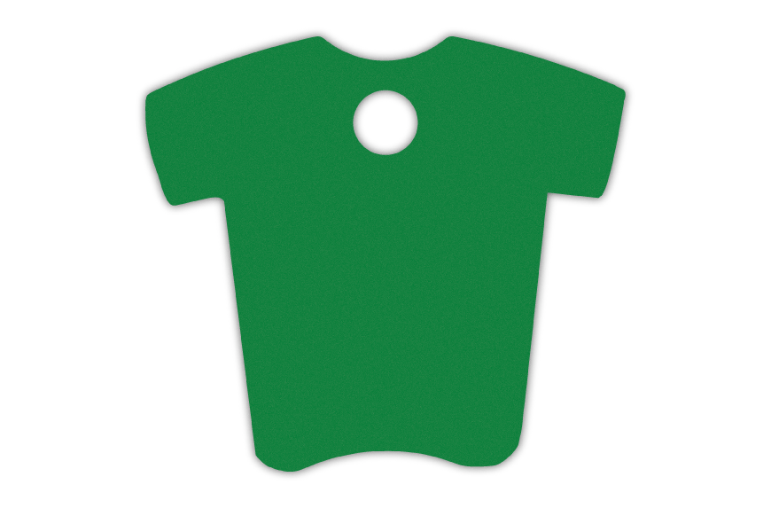 MEDALLA-ALUMINIO-CAMISETA-36X34-MM-VERDE-10-UDS