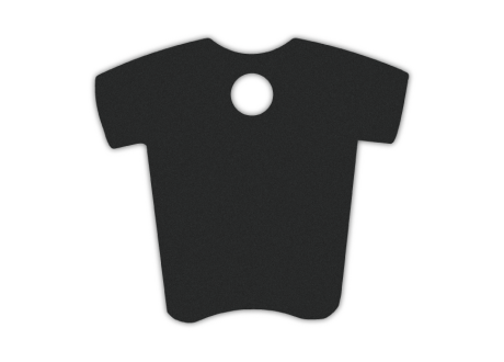 MEDALLA-ALUMINIO-CAMISETA-36X34-MM-NEGRO-10-UDS