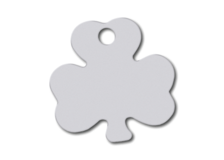 MEDALLA-ALUMINIO-TRÉBOL-33X33-MM-PLATA-10-UNIDADES