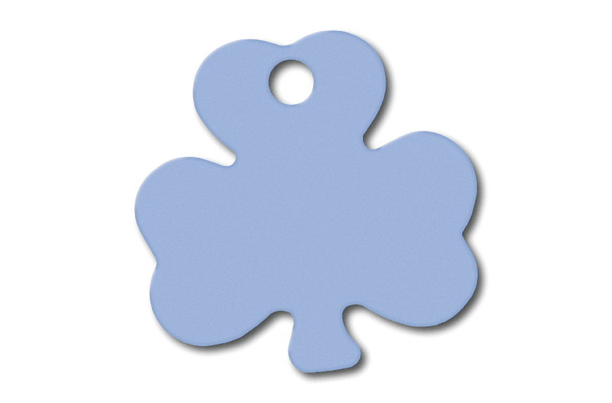 MEDALLA-ALUMINIO-TRÉBOL-33X33-MM-AZUL-CLARO-10-UDS