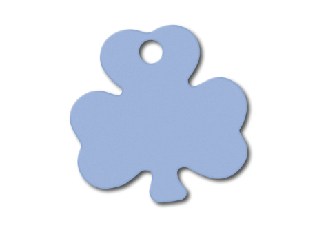 MEDALLA-ALUMINIO-TRÉBOL-33X33-MM-AZUL-CLARO-10-UDS