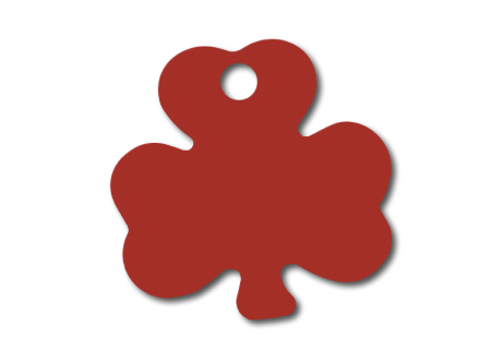 MEDALLA-ALUMINIO-TRÉBOL-33X33-MM-ROJO-10-UNIDADES