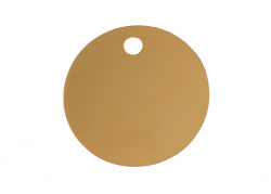 MEDALLA-LATÓN-DORADO-DIAM.-33-MM-(10-UNIDADES)